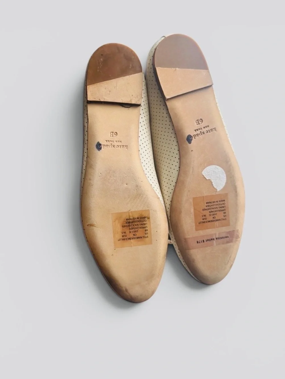 kate spade new york Women's Veronica Slip-On Perforated Ballet Flats